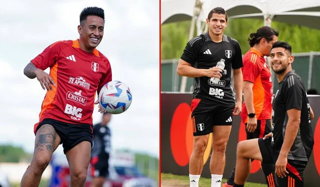  Perú ya se encuentra en Estados Unidos, donde ultima detalles para lo que será su debut en el torneo. Foto: composición LR/X @SeleccionPeru    