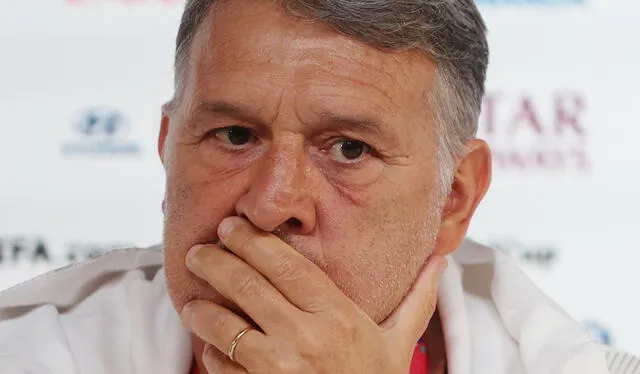 Tata Martino como DT de México en Qatar. Foto: IMAGO7   