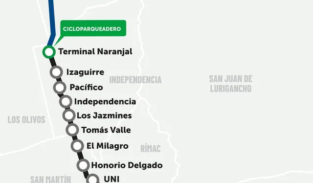 Ruta B del Metropolitano llega hasta Los Incas. Foto: ATU 