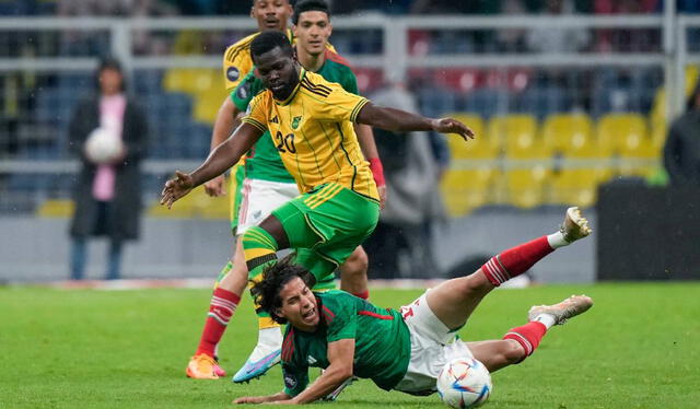  México y Jamaica jugaron por última vez en 2023, donde los aztecas ganaron por 3 a 0. Foto: AP    