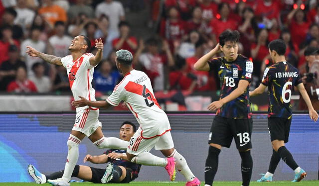 Bryan Reyna fue clave en la victoria ante Corea del Sur por 1 a 0 con gol suyo. Foto: AFP    