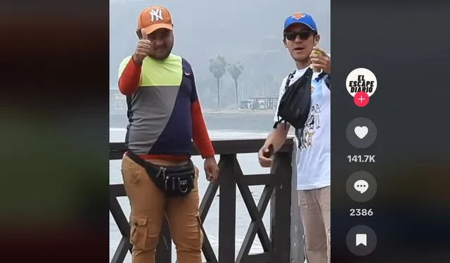  Reacción de venezolano fue elogiada en redes sociales. Foto: composición LR/TikTok   