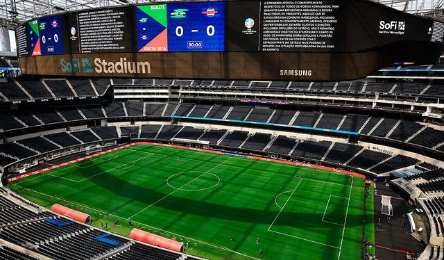 El SoFi Stadium será escenario del partido de Venezuela vs. México. Foto: AFP   