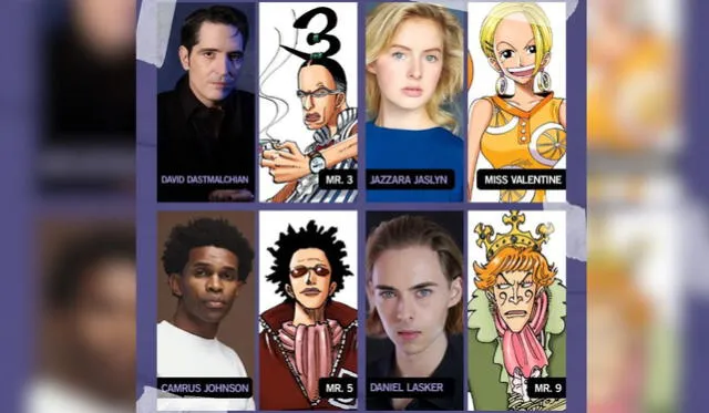 Publicación de Netflix sobre los nuevos actores para la temporada 2 de 'One Piece'. Foto: Netflix/ X   
