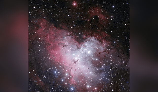 Imagen de campo amplio de la nebulosa del Águila. Foto: ESO   