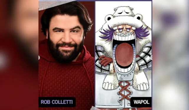 'One Piece': Rob Colletti actot de Wapol. Foto: composición LR/ Netflix   