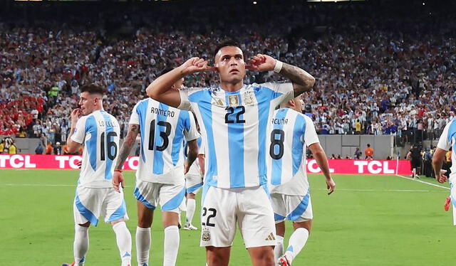  Lautaro Martínez anotó el gol de la victoria de Argentina frente a Chile. Foto: Instagram Selección Argentina    