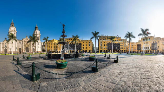  Así luce la Plaza de Armas de Lima. Foto: Lima Travel    