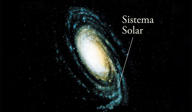 El sistema solar se ubica en el brazo de Orión o Local de la Vía Láctea. Foto: NASA 