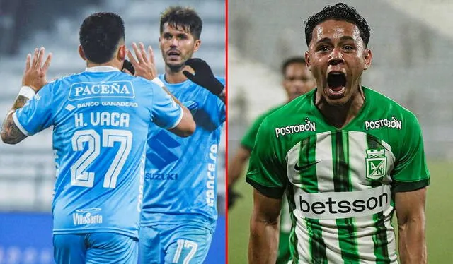  Bolívar y Atlético Nacional jugarán para conocer al campeón de la Copa Ciudad de los Reyes. Foto: composición LR/Instagram Bolívar/Instagram Atlético Nacional 