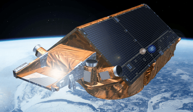  El satélite CryoSat de la Agencia Espacial Europea ayudó a descubrir el fenómeno en el océano Ártico. Foto: Actualidad Aeroespacial   