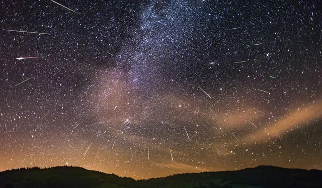 Las Delta Acuáridas pueden ser vistas hasta el 23 de agosto, aunque con baja intensidad. Foto: Meteored   