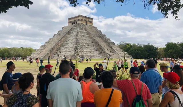 Chichén Itzá es uno de los lugares turísticos más visitados de México. Foto: AFP   