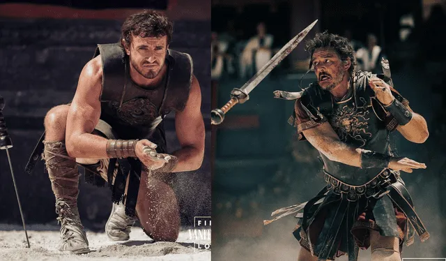 Personajes de 'Gladiador 2'. Foto: Instagram Fanityfair   