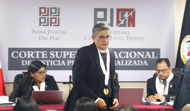  José Domingo Pérez en el juicio por el caso cócteles. Foto: Carlos Felix/ La República.    