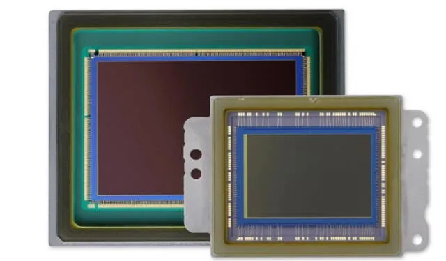 Los sensores CMOS vienen en diferentes tamaños. Estos son de la marca Canon. Foto: Canon   