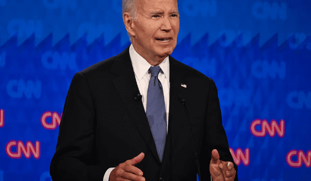 Biden perdió el último debate presidencial en Estados Unidos. Foto: EFE   