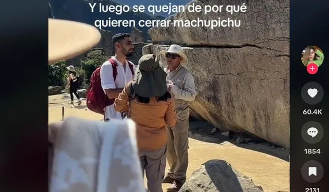 Clip es viral. Foto: TikTok    