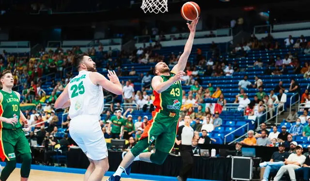 México no pudo contener a una fuerte ofensiva lituana. Foto: FIBA   