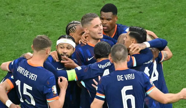  Países Bajos clasificó a cuartos de final de la Eurocopa 2024 tras golear a Rumanía por 3 a 0. Foto: AFP    