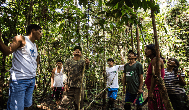  La comunidad Mátses es el pueblo indígena que recibe internet gracias a Starlink. Foto: Mongabay Latam 