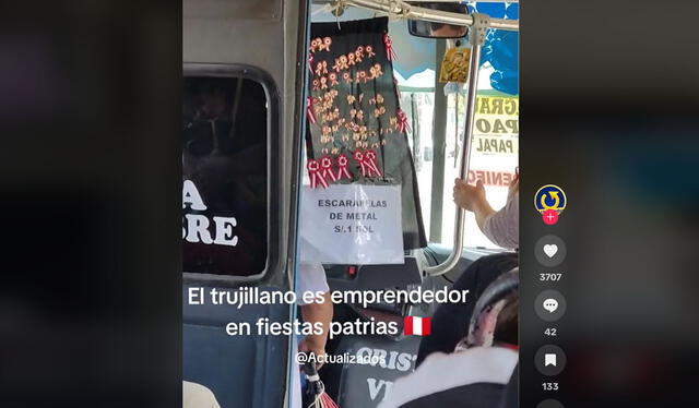 Usuarios mostraron interés por unidad de transporte público. Foto: TikTok    