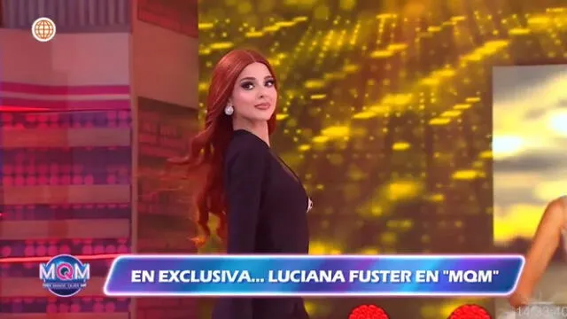 Luciana Fuster lució una roja cabellera en 'Mande quien mande'. Foto: América Televisión   