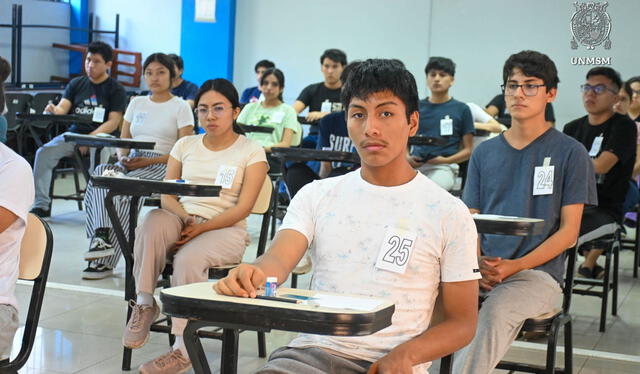 Examen de admisión de la Universidad Nacional de Ingeniería. Foto: Andina   