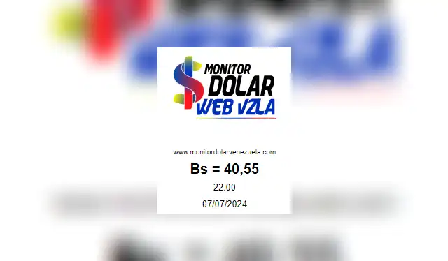 Monitor Dólar: tipo de cambio del dólar hoy, domingo 7 de julio de 2024. Foto: monitordolarweb Monitor Dólar: tipo de cambio del dólar hoy, domingo 7 de julio de 2024. Foto: monitordolarweb
