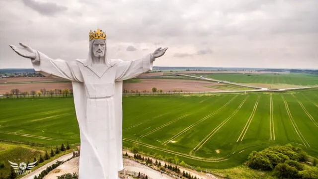 La estatua de Cristo más grande del mundo supera a las conocidas figuras de Brasil y Bolivia. Foto: Eagle eye   