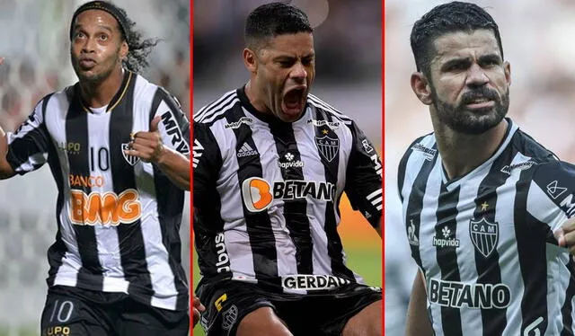  Atlético Mineiro se caracterizó por fichar a algunas de las estrellas más significativas del fútbol europeo. Foto: composición LR/EFE/AFP/Atlético Mineiro    