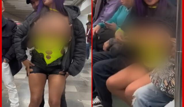 Video de contenido para adulto que publicó la Mujer Luna Bella generó mucha controversia. Foto: X viral_metro   