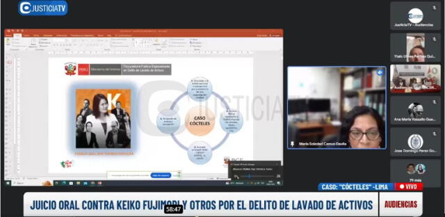 La procuraduría retiró el PowerPoint con las imágenes de los acusados   