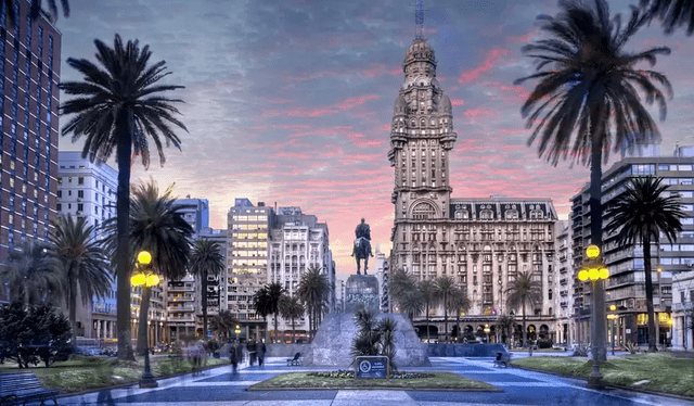 Montevideo, la capital de Uruguay, es una importante ciudad de la Bahía de Montevideo. Foto: Thrillist   