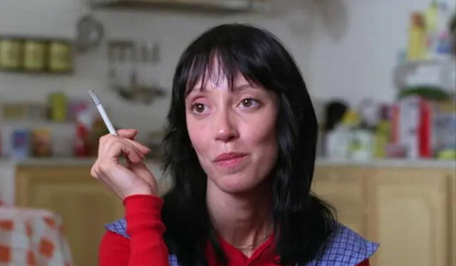 Shelley Duvall en la película 'El resplandor'. Foto: MUBI   