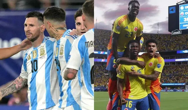  Argentina y Colombia se enfrentarán para definir al campeón de la Copa América 2024. Foto: Copa América    