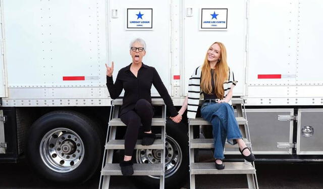  Uno de los proyectos en los que trabaja Jamie Lee Curtis es la secuela de ‘Un viernes de locos’, con Lindsay Lohan. Foto: Instagram Disney 