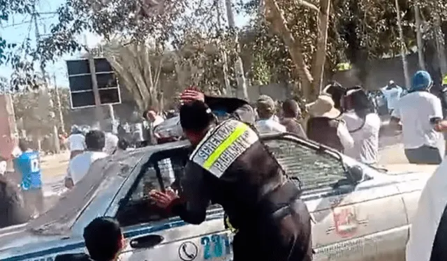 No se registraron heridos.  Foto: captura El Noticiero - Pachacámac   