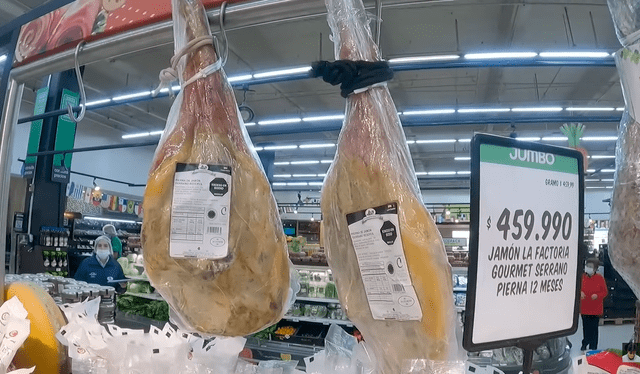  El precio del jamón es de 459.990 pesos colombianos. Foto: captura de pantalla/MarkoTk/YouTube   