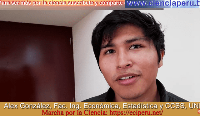  El joven de la UNI cursa el primer año de su carrera. Foto: captura YouTube/Modesto Montoya   