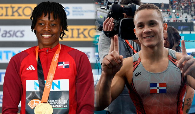 Marileidy Paulino y Audrys Nin serán los abanderados de República Dominicana en la ceremonia inaugural. Foto: AFP 