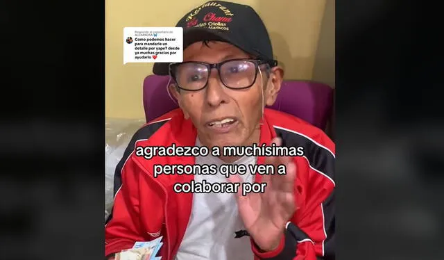 Peruano celebró su cumpleaños y recibió apoyo en redes. Foto: TikTok    