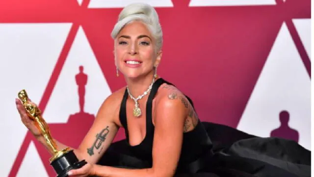 Lady Gaga ganó un Óscar en 2019 por su canción 'Shallow'. Foto: AFP   