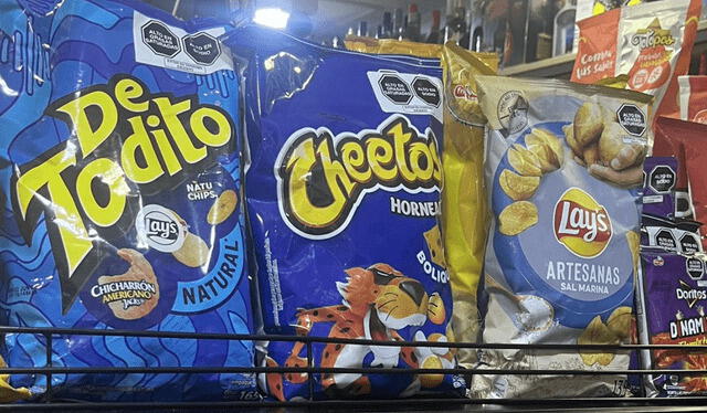 Los snacks que llegaron al Perú tras el incidente de PepsiCo. Foto: Walac   