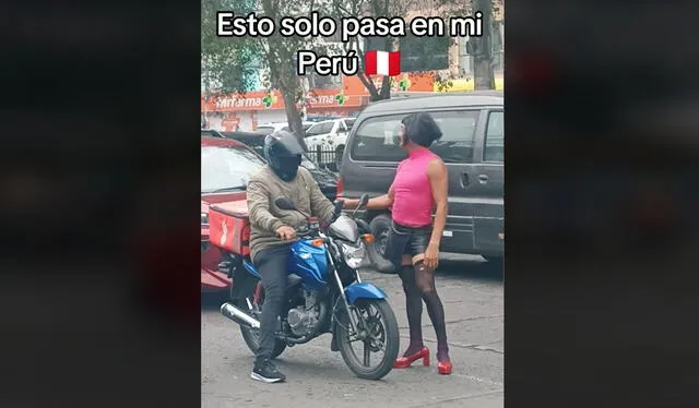 Clip es viral. Foto: TikTok    