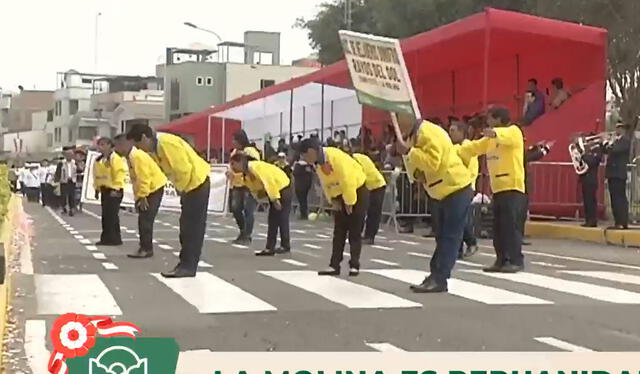 Heladeros demostraron patriotismo. Foto: Municipalidad de Molina    