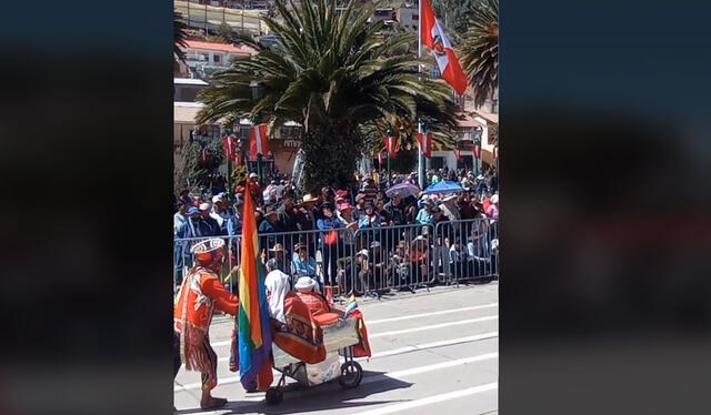 Vendedor demostró patriotismo. Foto: TikTok    