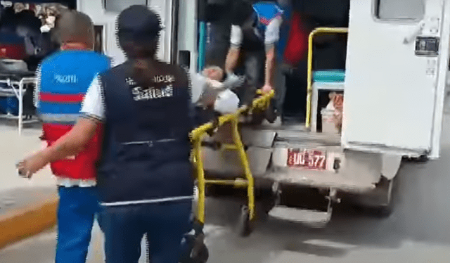 Bomberos, médicos y miembros del SAMU atendieron los casos. Foto: captura de pantalla   