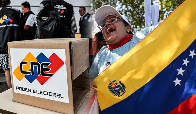 Las elecciones en Venezuela se realizaron este domingo 28. Foto: Composición LR/AFP.   