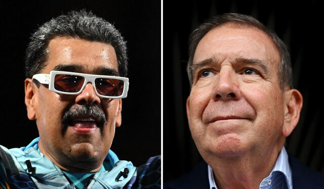  Nicolás Maduro y Edmundo Gonzáles son los favoritos, según las encuestas. Foto. AFP   